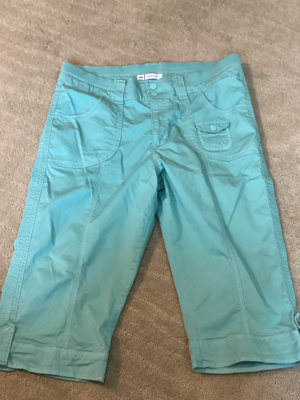 Lee Easy Fit Aqua Capri Pants with Utility Pocket
